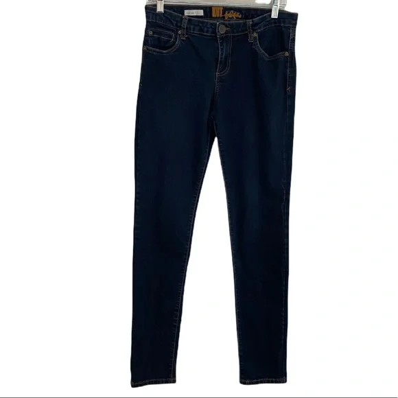 Kut From The Kloth Lucille Skinny Jeans Dark Wash Size 8 - Picture 2 of 7